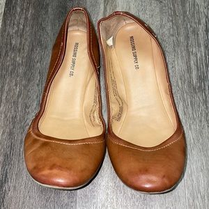 Brown ballet flats- Mossimo